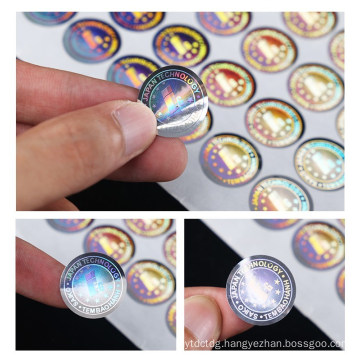 Security Self-Adhesive 3D Hologram Laser Sticker